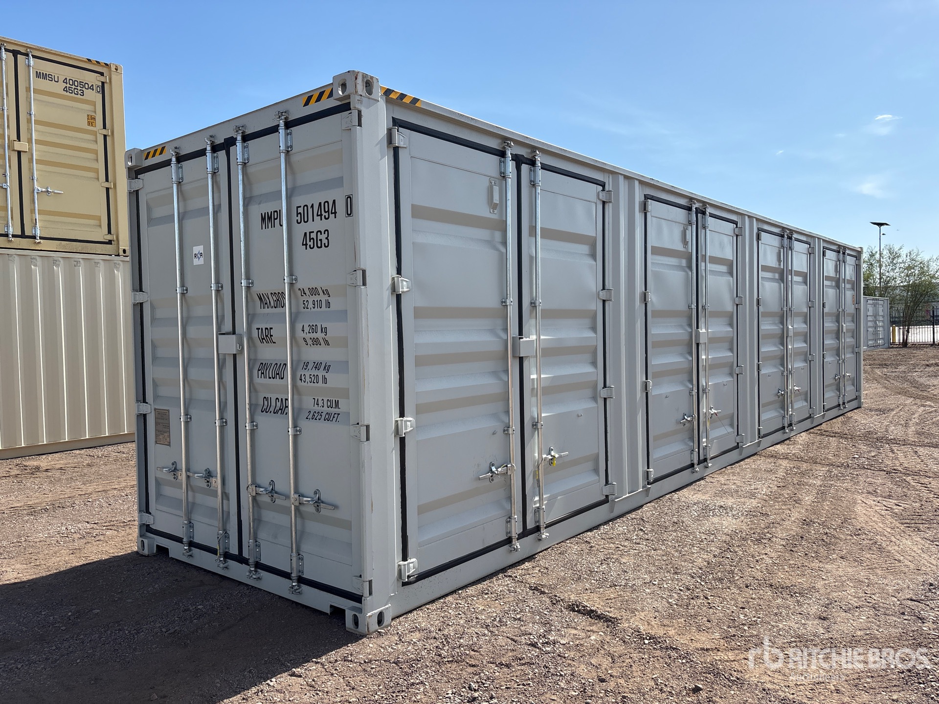 2026 40 ft High Cube Multi-Door Storage Container