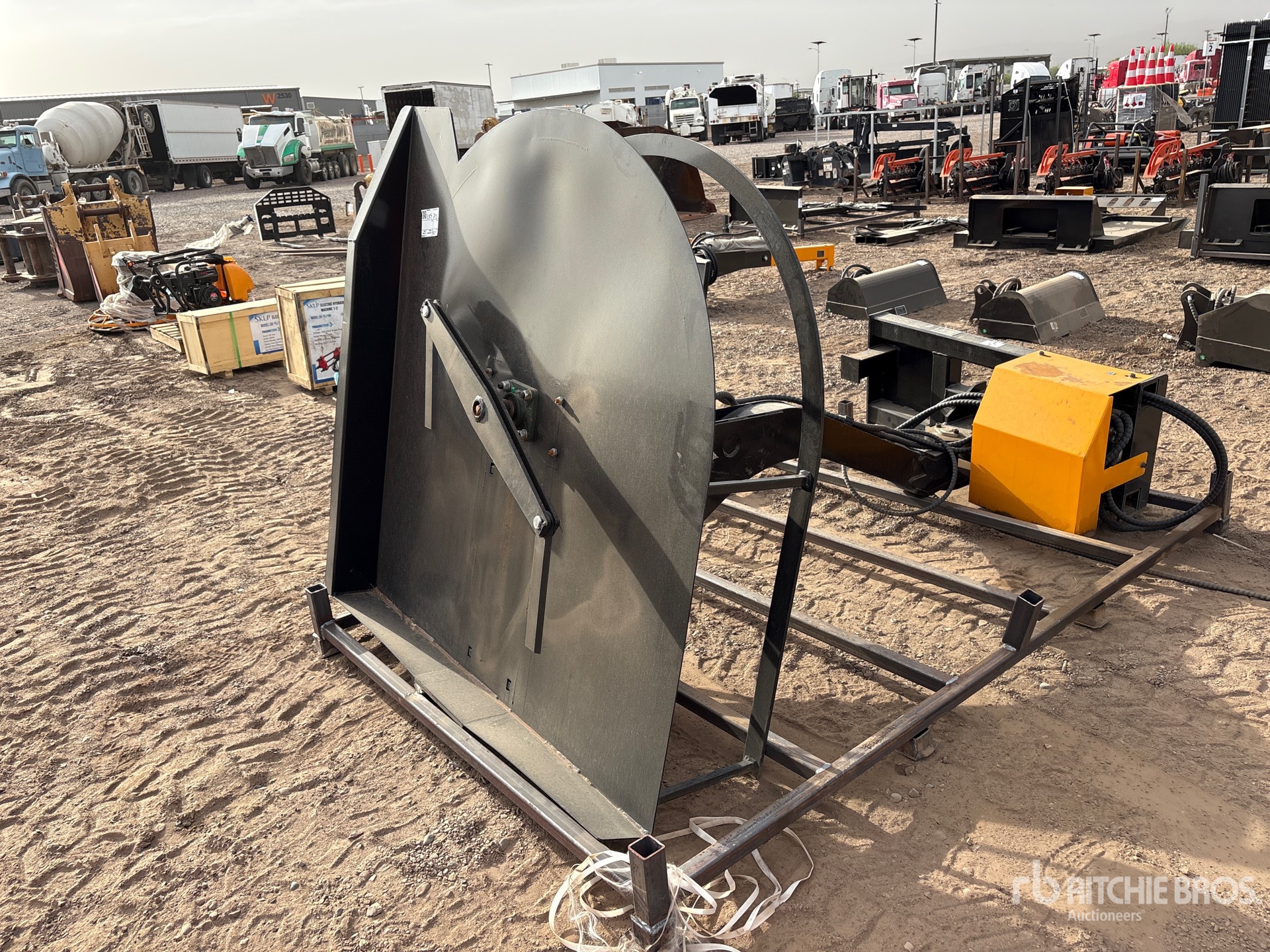 2026 GIYI GY-ECA74 54 in Articulating Skid Steer Brush Cutter (Unused)