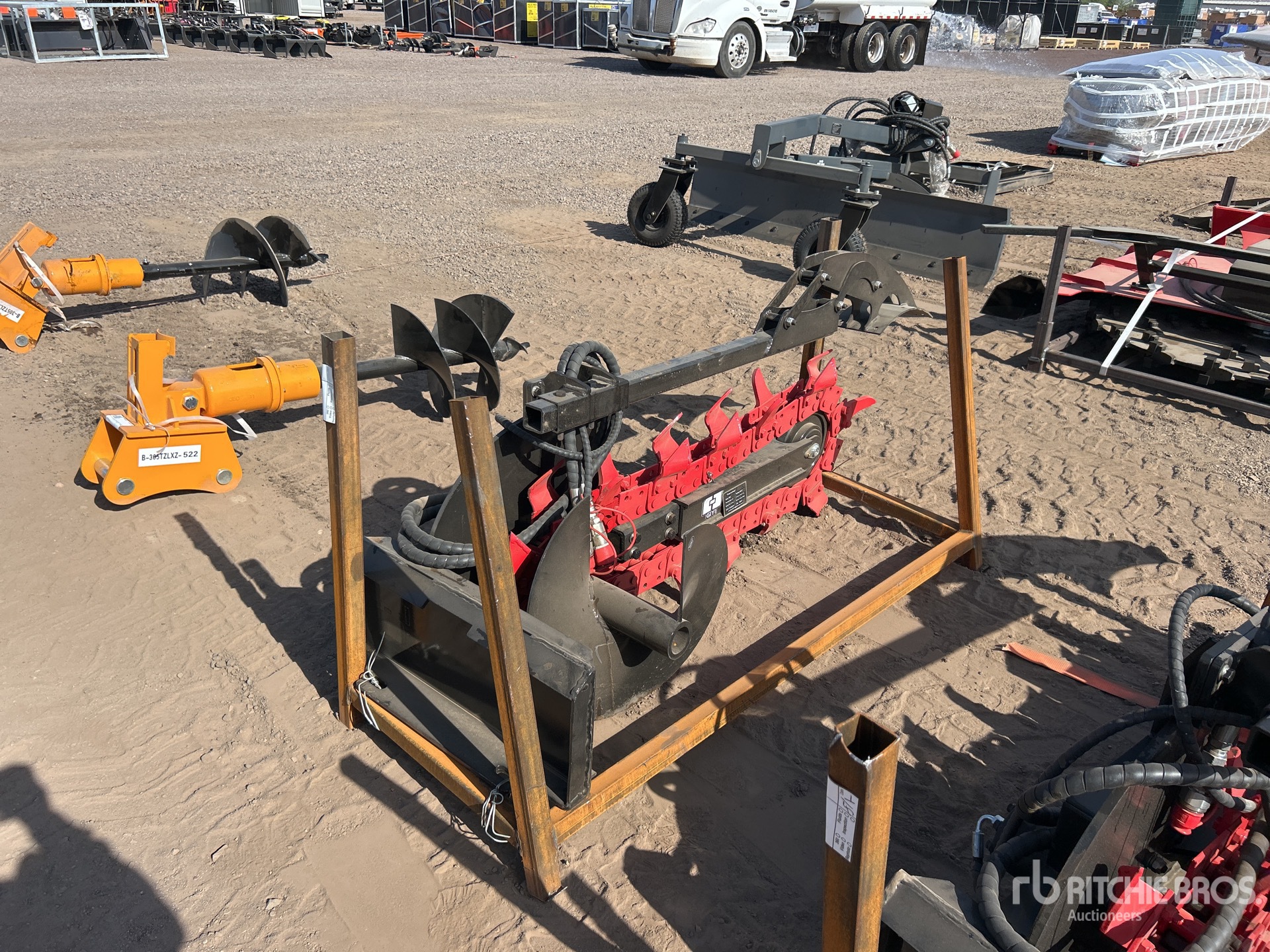 2026 GIYI GY-X39F Mini Skid Steer Trencher (Unused)