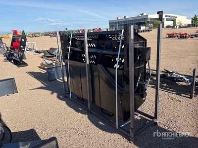 2026 GIYI GY-RR78 78 in Skid Steer Rock Rake Accessorio per mini pala (Unused)