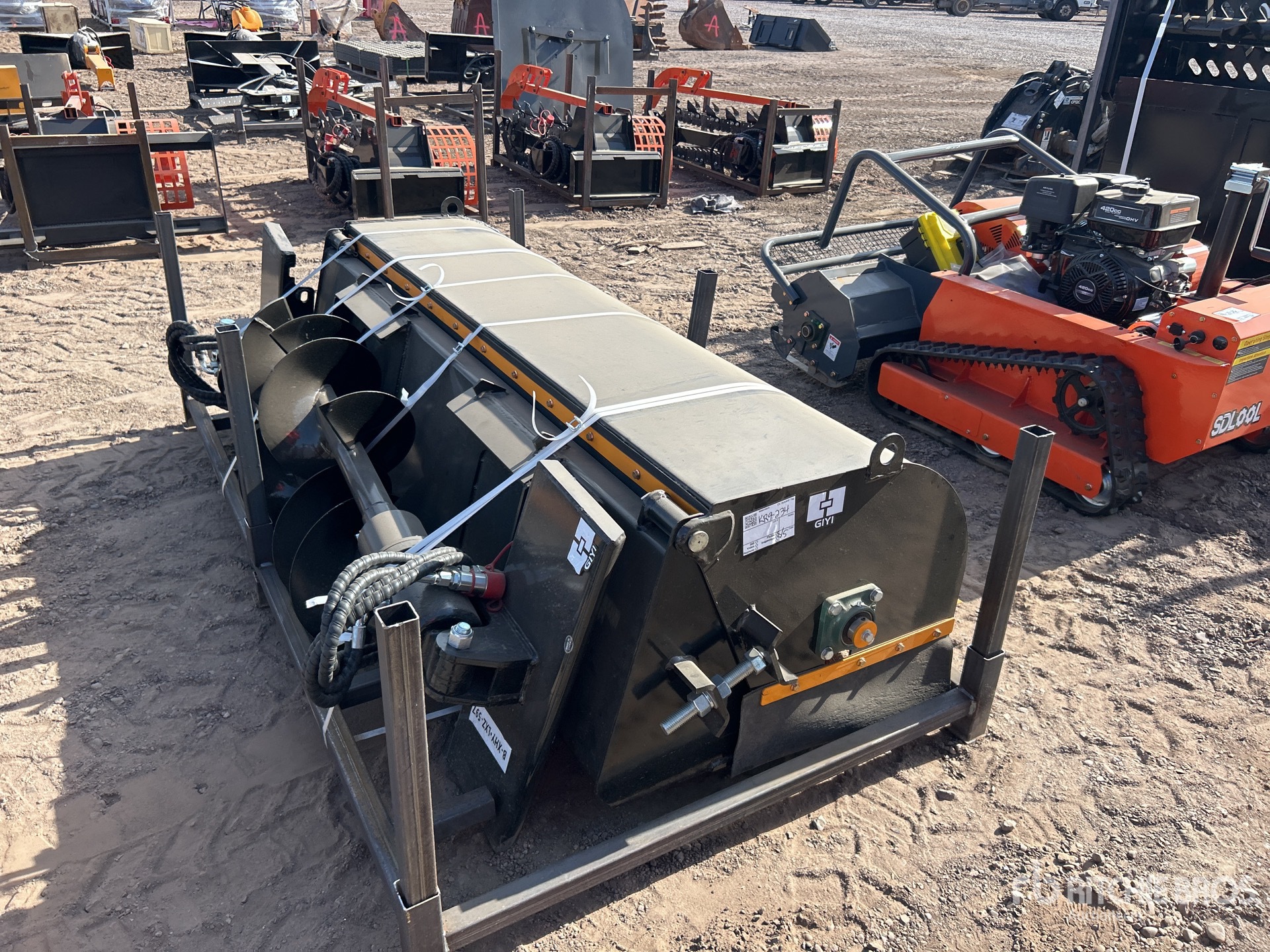 2026 GIYI Mini Skid Steer Auger (Unused)