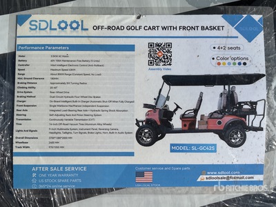 2026 SDLOOL SL-GC42S Off-Road Golf Cart Golf Cart (Unused)