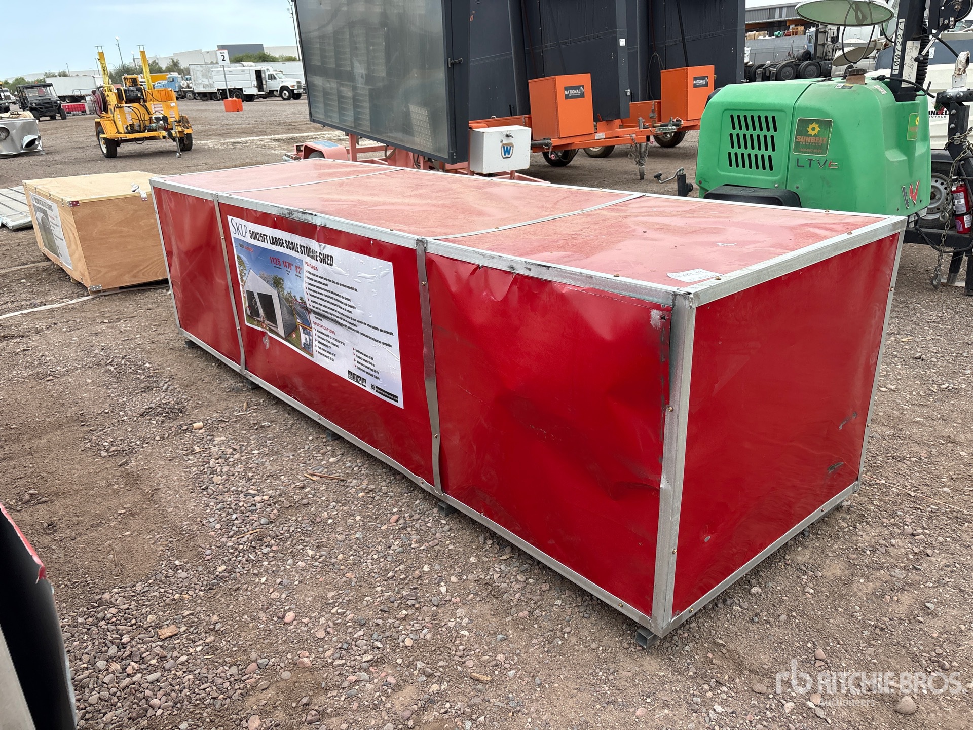 2026 SKLP SK-S5025 25 ft x 50 ft Storage Building (Unused)