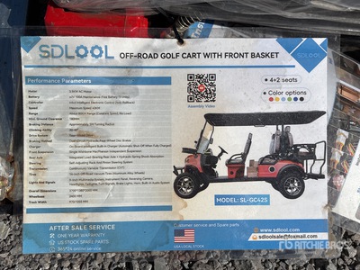 2026 SDLOOL SL-GC42S Off-Road Golf Cart Golf Cart (Unused)