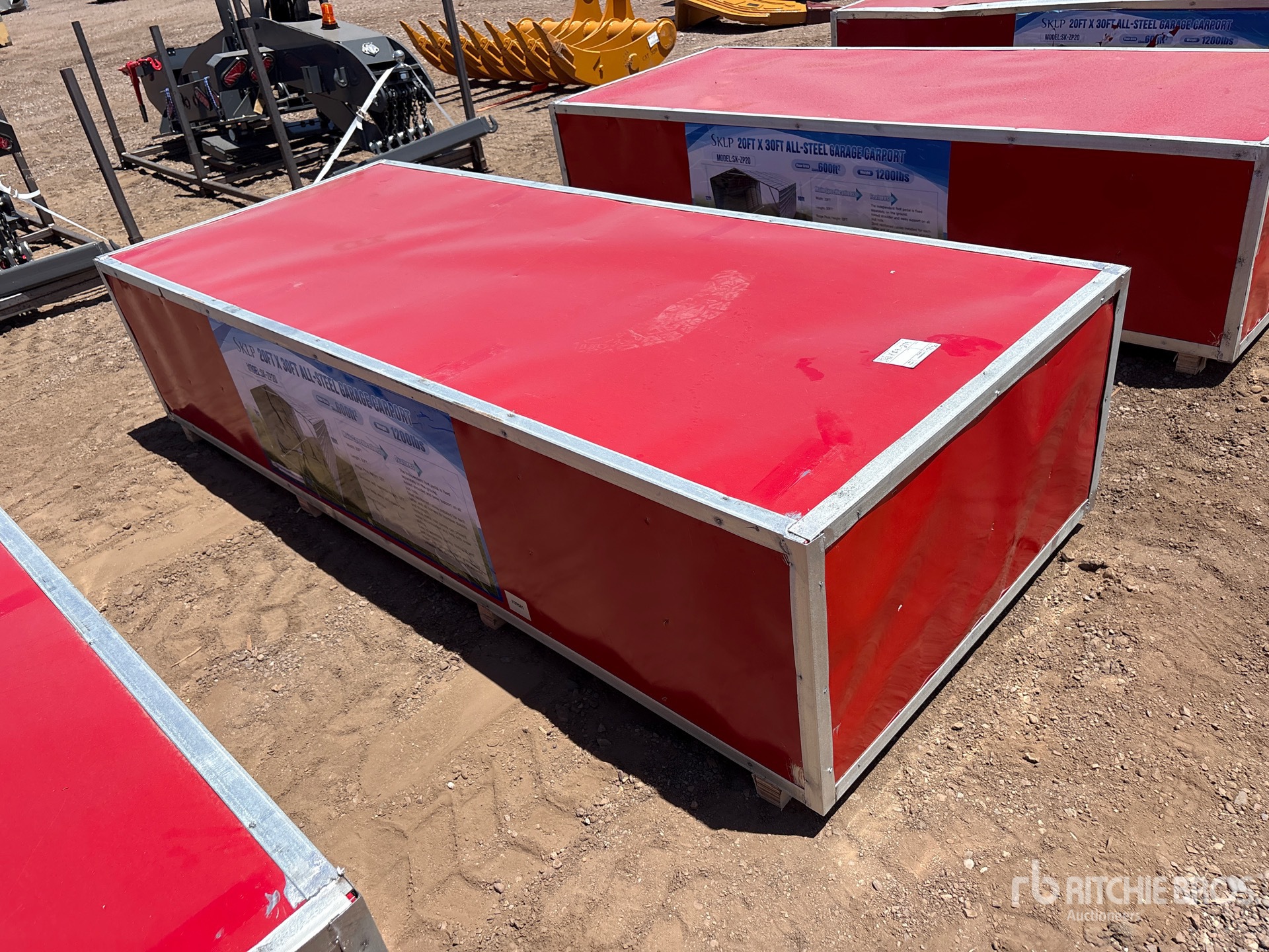 2026 SKLP SK-ZP20 20 ft x 30 ft All-Steel Carport (Unused)