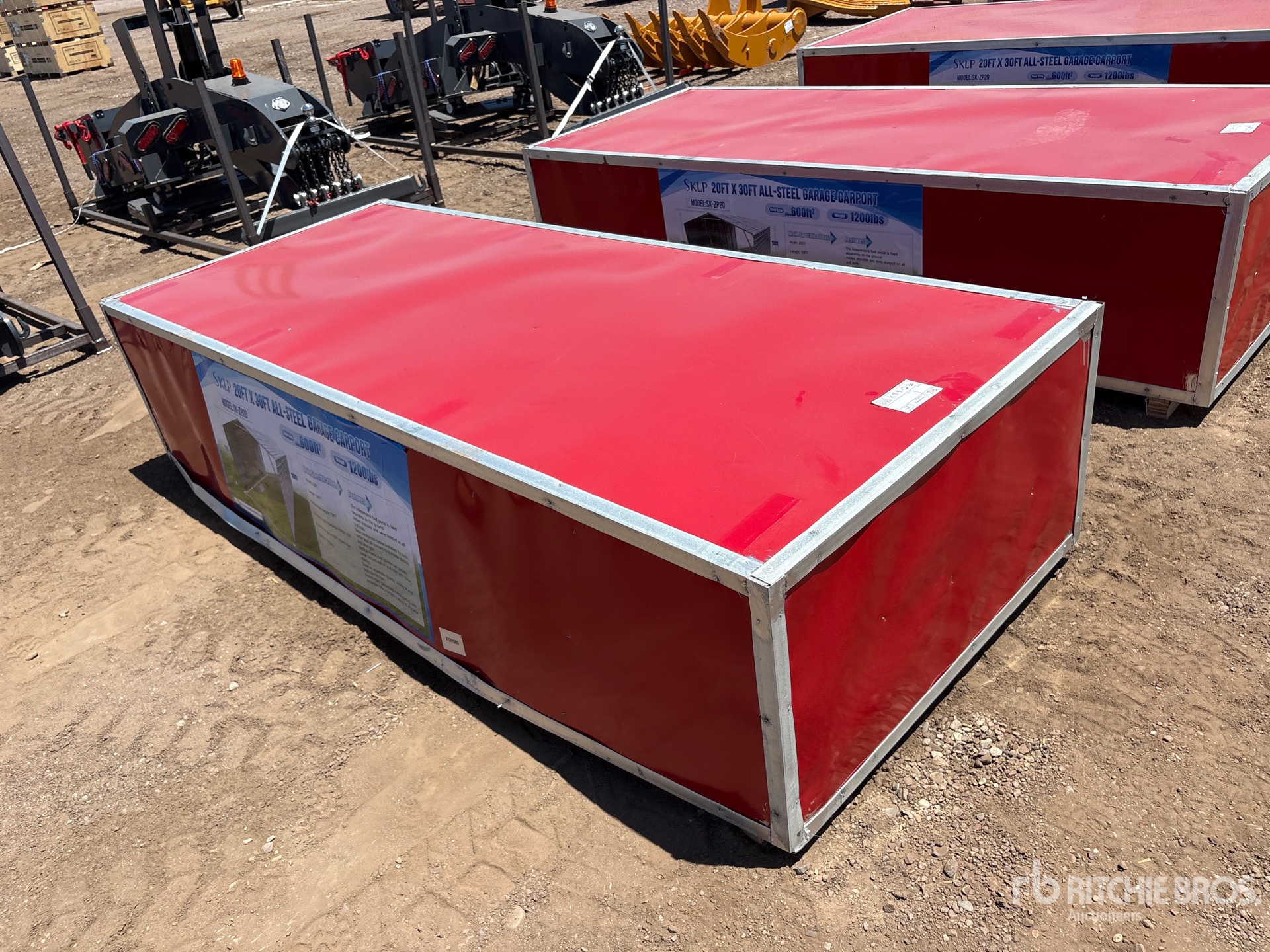 2026 SKLP SK-ZP20 20 ft x 30 ft All-Steel Carport (Unused)