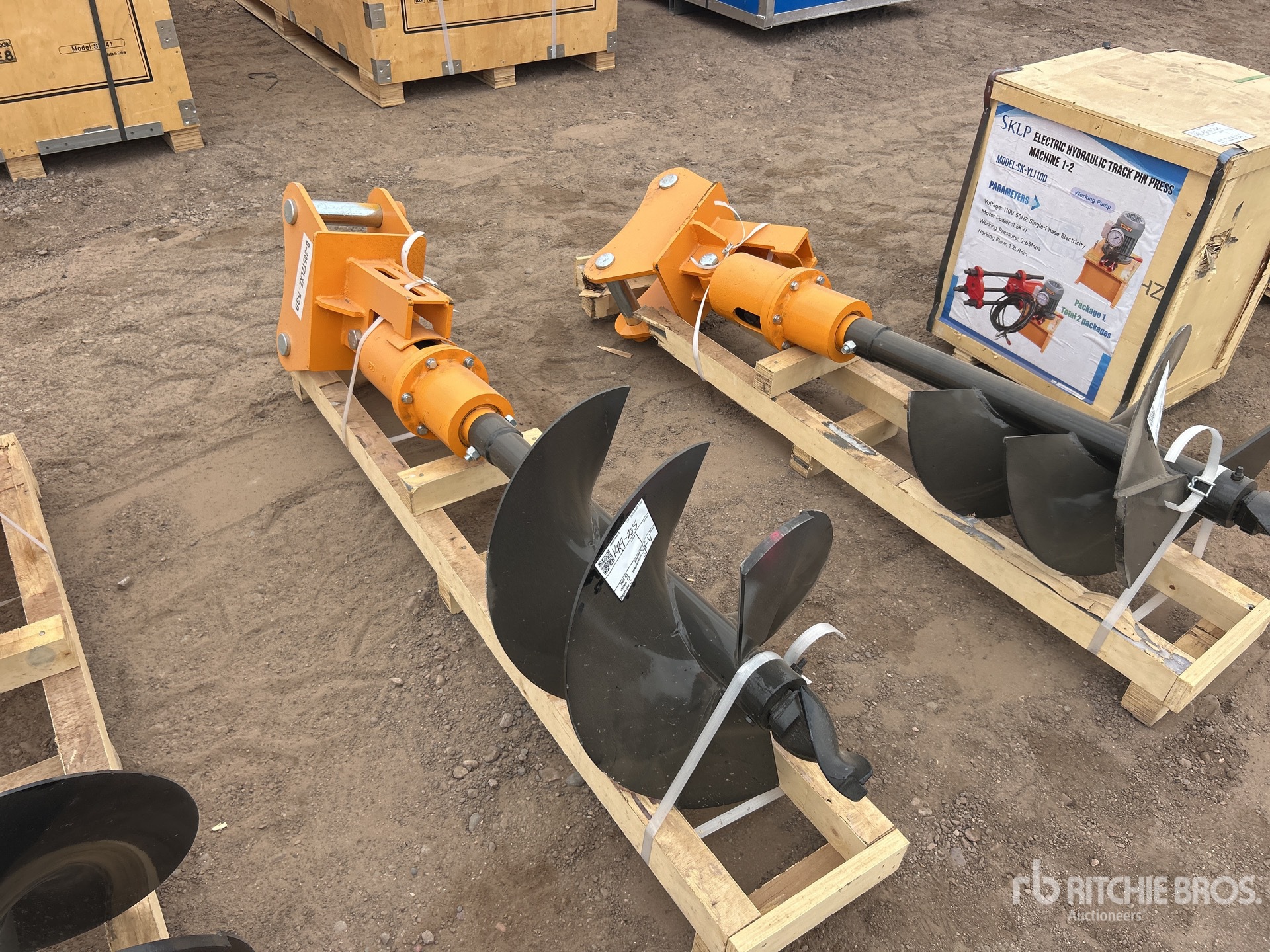 2026 GIYI Excavator Auger - Fits Cat 305 (Unused)