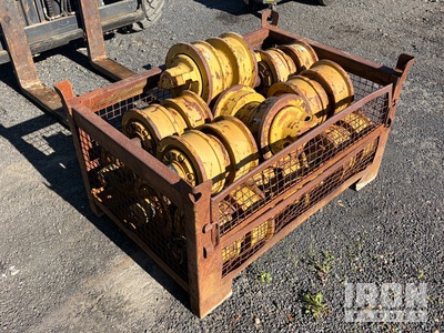Quantity of (14) Rollers - Fits CAT D8 - KOMATSU D155