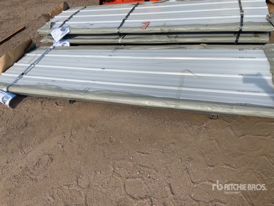 Quantity of (50) 2026 Future FTH50 Galvanized Steel Siding Sheets Divers - Matériaux de construction (Unused)