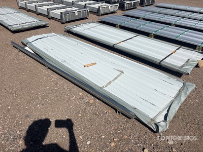 Quantity of (50) 2026 Future FTH50 Galvanized Steel Siding Sheets (Unused)