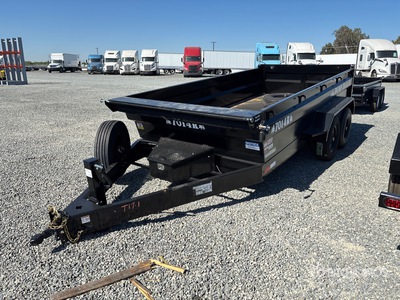 2026 Industrias America 7014r 16 ft T/A Dump Utility Trailer
