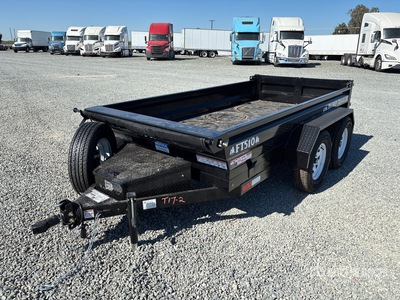 2026 Industrias America FT510 11 ft S/A Dump Utility Trailer