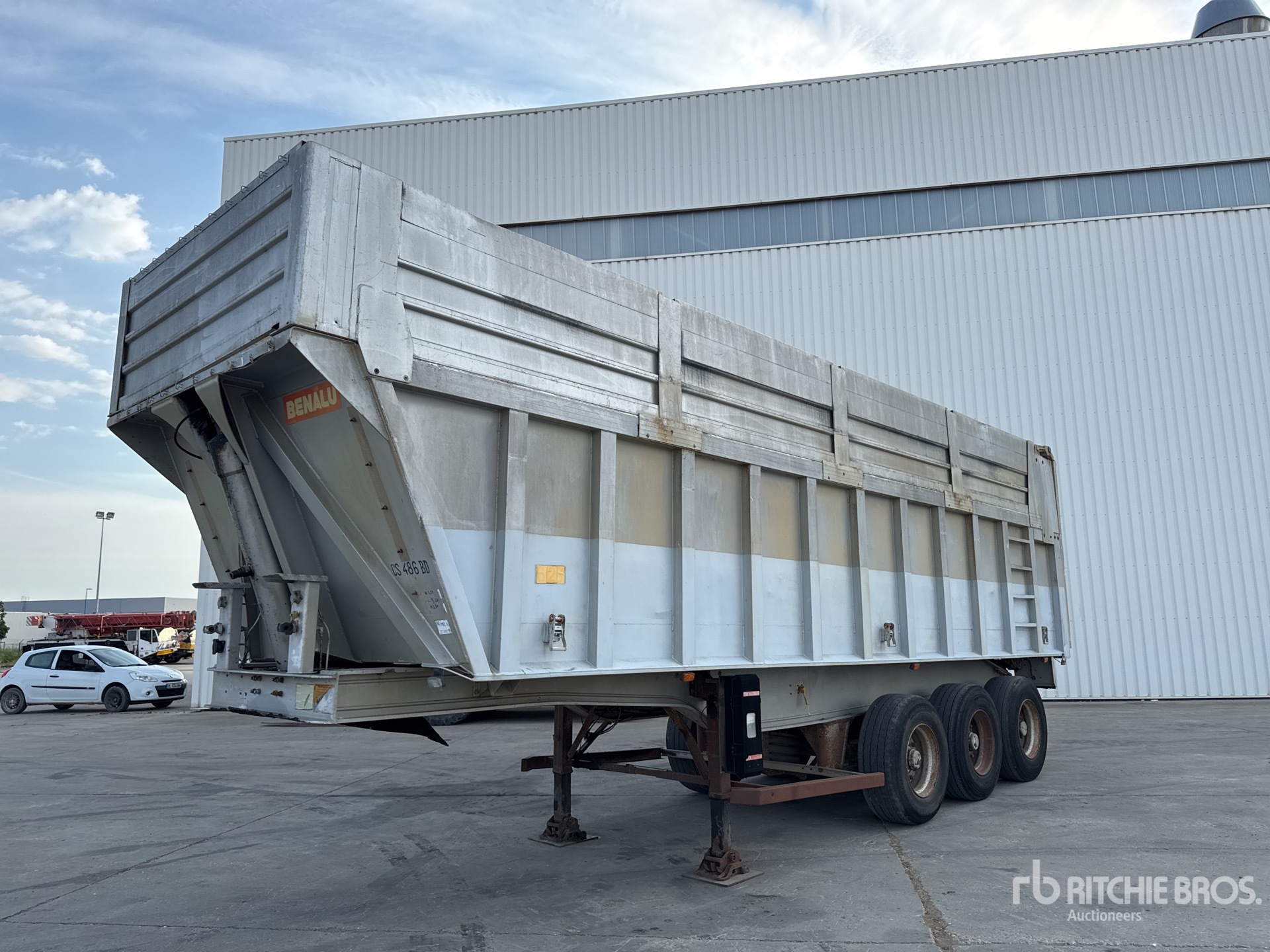 1997 Benalu TF34C11RBA Semi-Remorque Benne 3 Essieux Tri/A End Dump Trailer