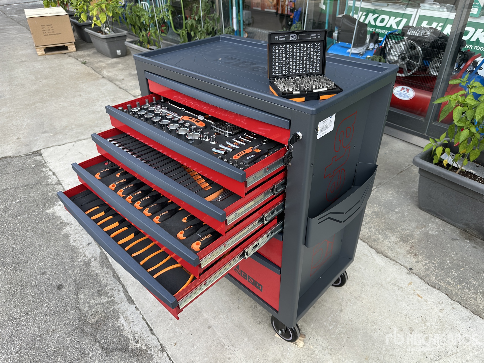 BETA RSC24/7-R Red Grey Big Professional Tool Cabinet (Unused)