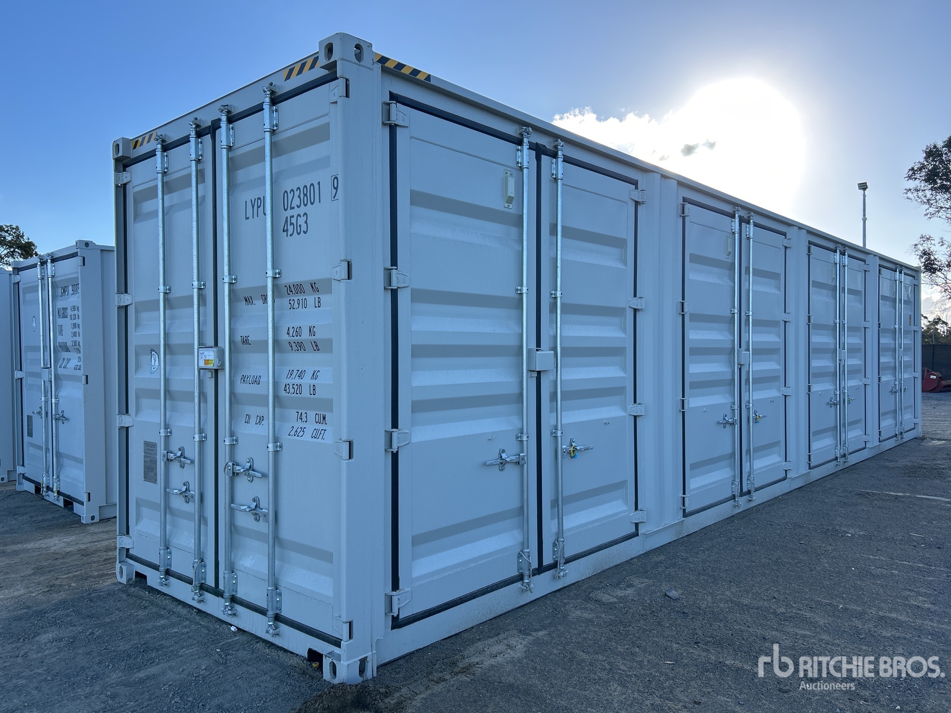 2026 40 ft High Cube Multi-Door Storage Container