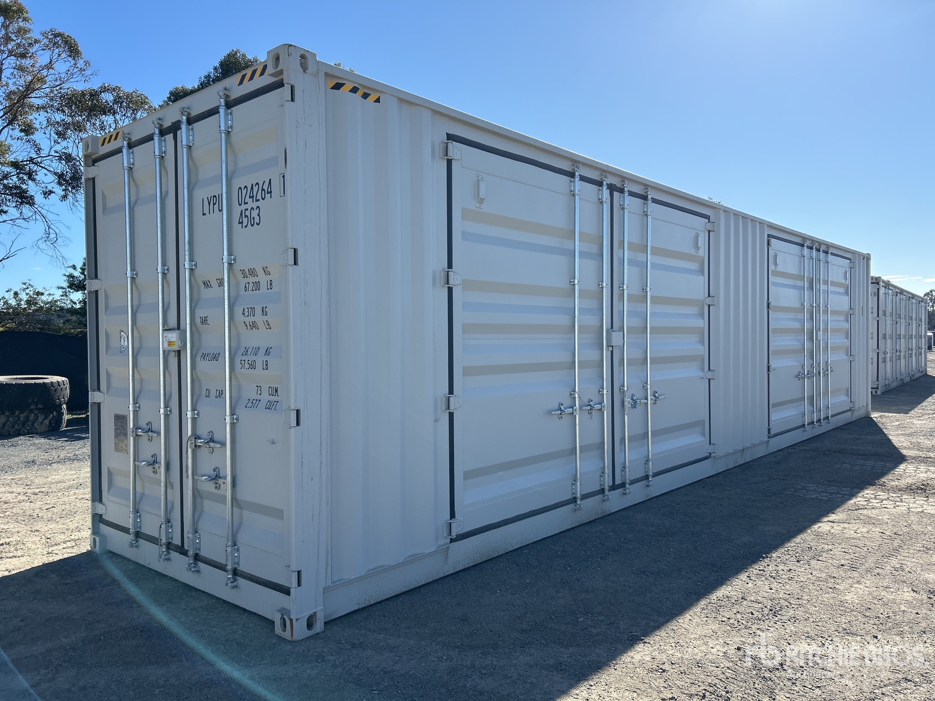 2026 40 ft High Cube Multi-Door Storage Container