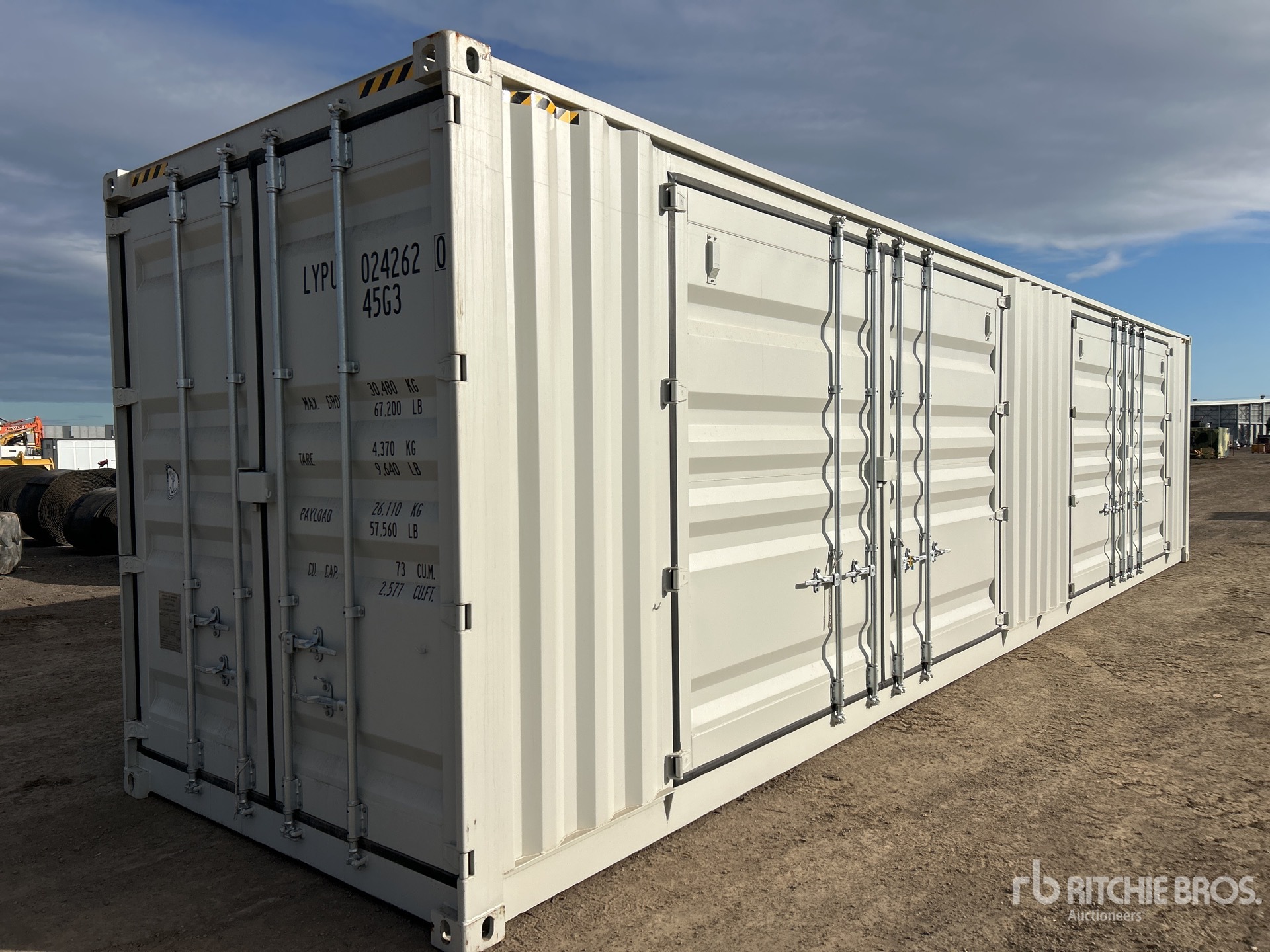 2026 40 ft High Cube Multi-Door Storage Container