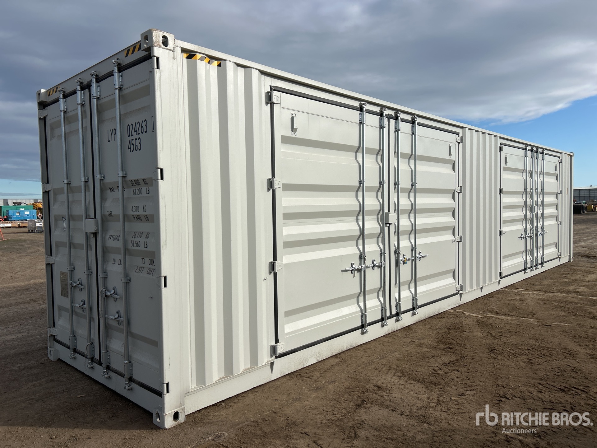 2026 40 ft High Cube Multi-Door Storage Container