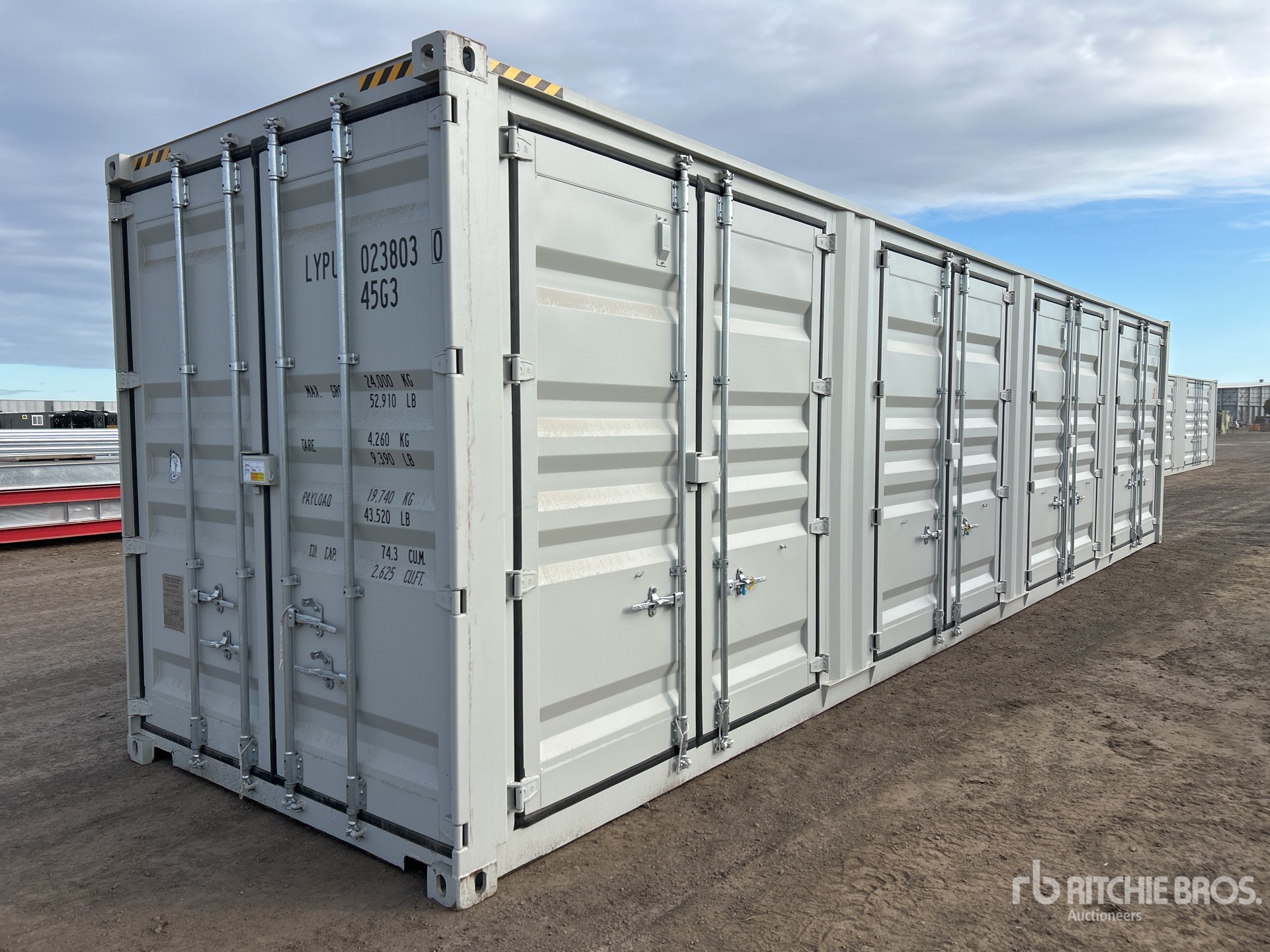 2026 40 ft High Cube Multi-Door Storage Container