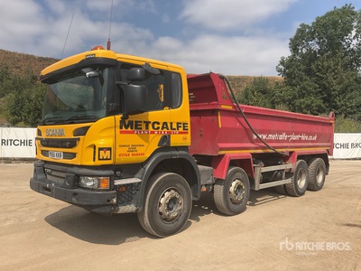 2016 Scania P370 8x4 Twin-Steer Extended Cab Tipper 10x4 Tipper Truck