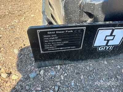 2026 GIYI GY-DHC 59 in Skid Steer Forks (Unused)