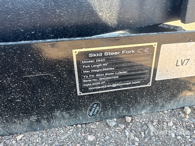 2026 GIYI GY-DHC 59 in Skid Steer Forks (Unused)