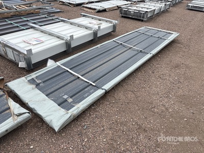 Quantity of (50) 2026 Future FTH50 Galvanized Steel Siding Sheets (Unused)
