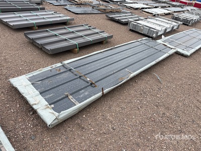 Quantity of (50) 2026 Future FTH50 Galvanized Steel Siding Sheets (Unused)