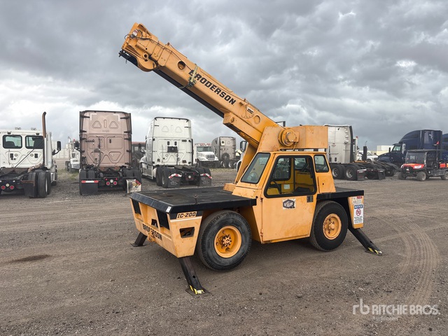 1986 Broderson IC-80-1D 8.5 ton 4x4x4 Carry Deck Crane