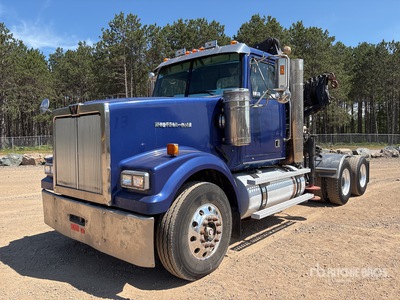 Amco Veba V814 4S 5730 lb Knuckle Boom on 2008 Western Star 4900 6x4 Boom Truck