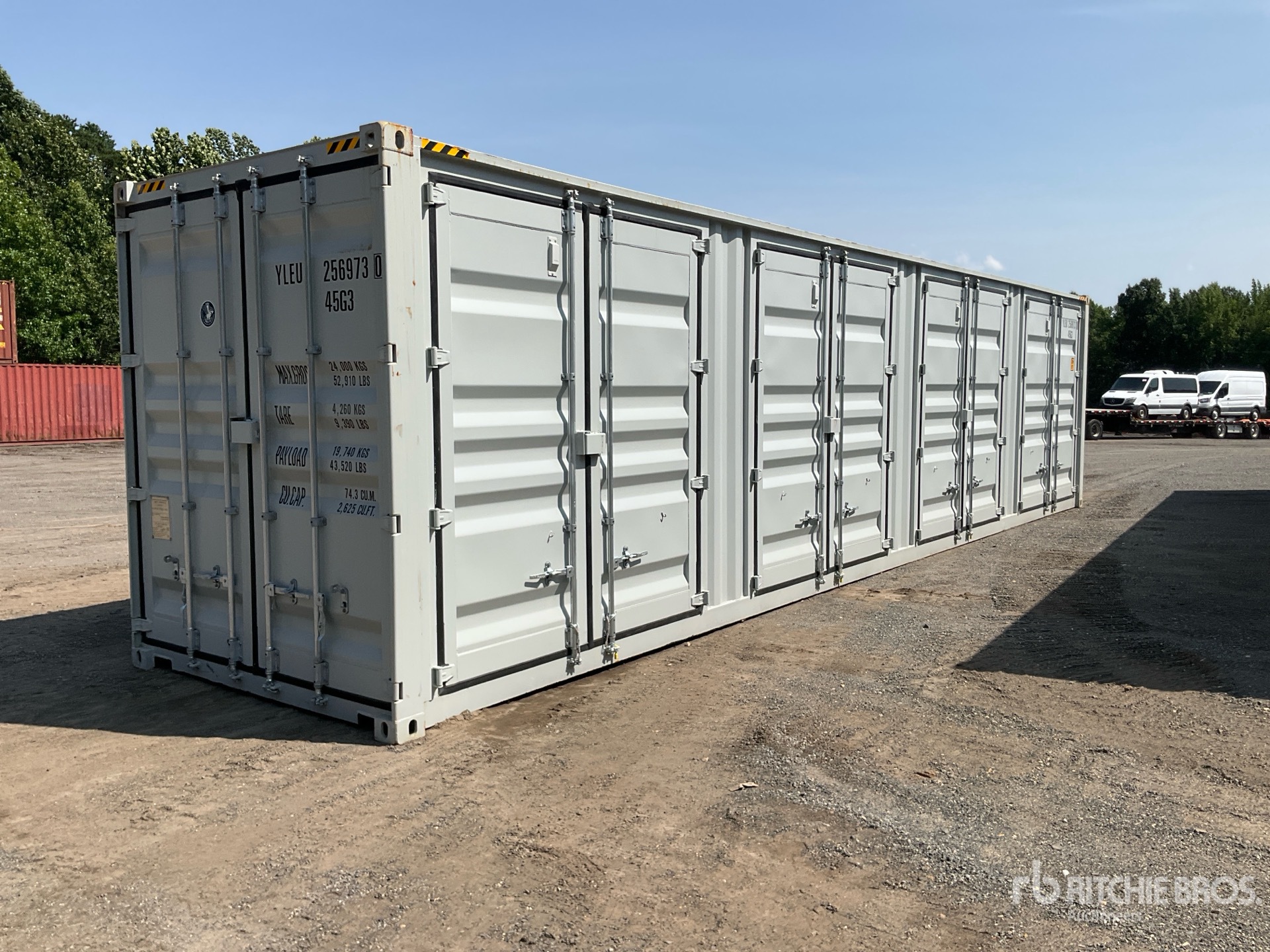 2026 40 ft High Cube Multi-Door Storage Container