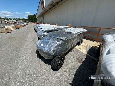 2026 HQ100 White Six-Seater Golf Cart (Unused)