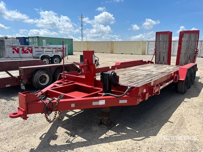 J & J LD3 23 ft Tri/A Equipment Trailer