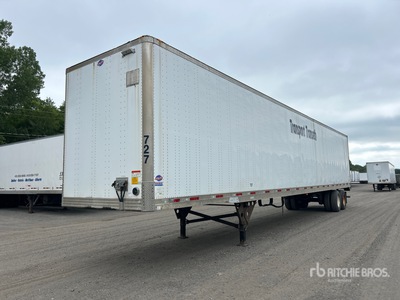 2014 Utility VS2DX 53 ft x 102 in T/A Van Trailer