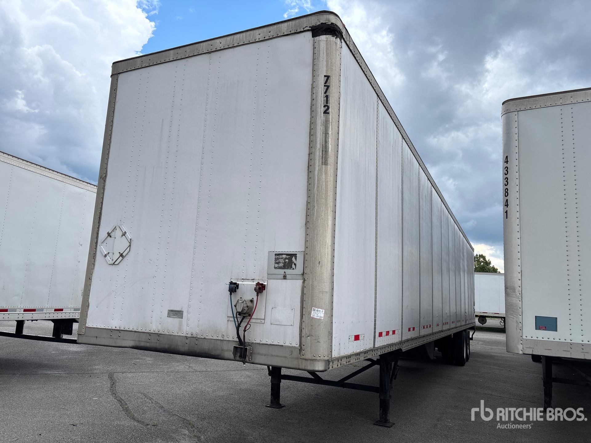 2004 Wabash 53 ft x 102 in T/A Van Trailer