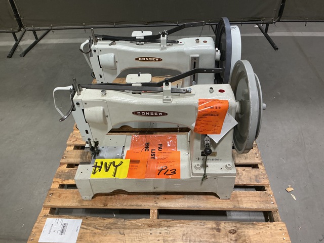 (2) Consew 733R-4 Industrial Sewing Machines