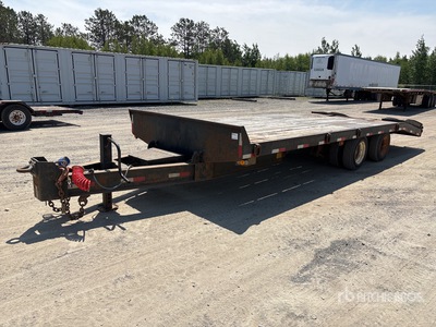 2008 BWS EZ2L0A 24 ft T/A Equipment Trailer