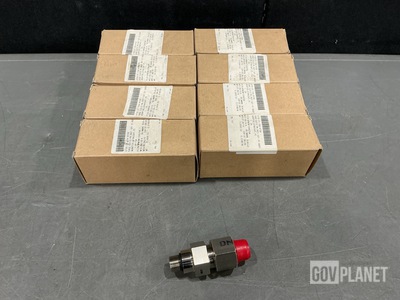 (9) BEC Machine 2621-021-01 ASSY 101 Pipe to Boss Straight Adapters