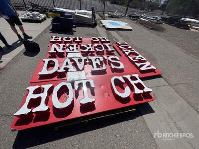 Custom Dave’s Hot Chicken Sign