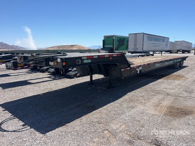 1996 Landoll 4810 48 ft T/A Step Deck Sliding Axle Trailer