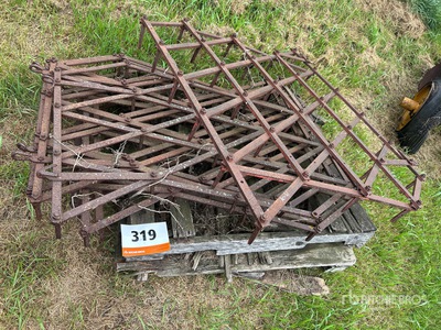 Quantity of 7 4 ft Diamond Harrow Landscape Drag