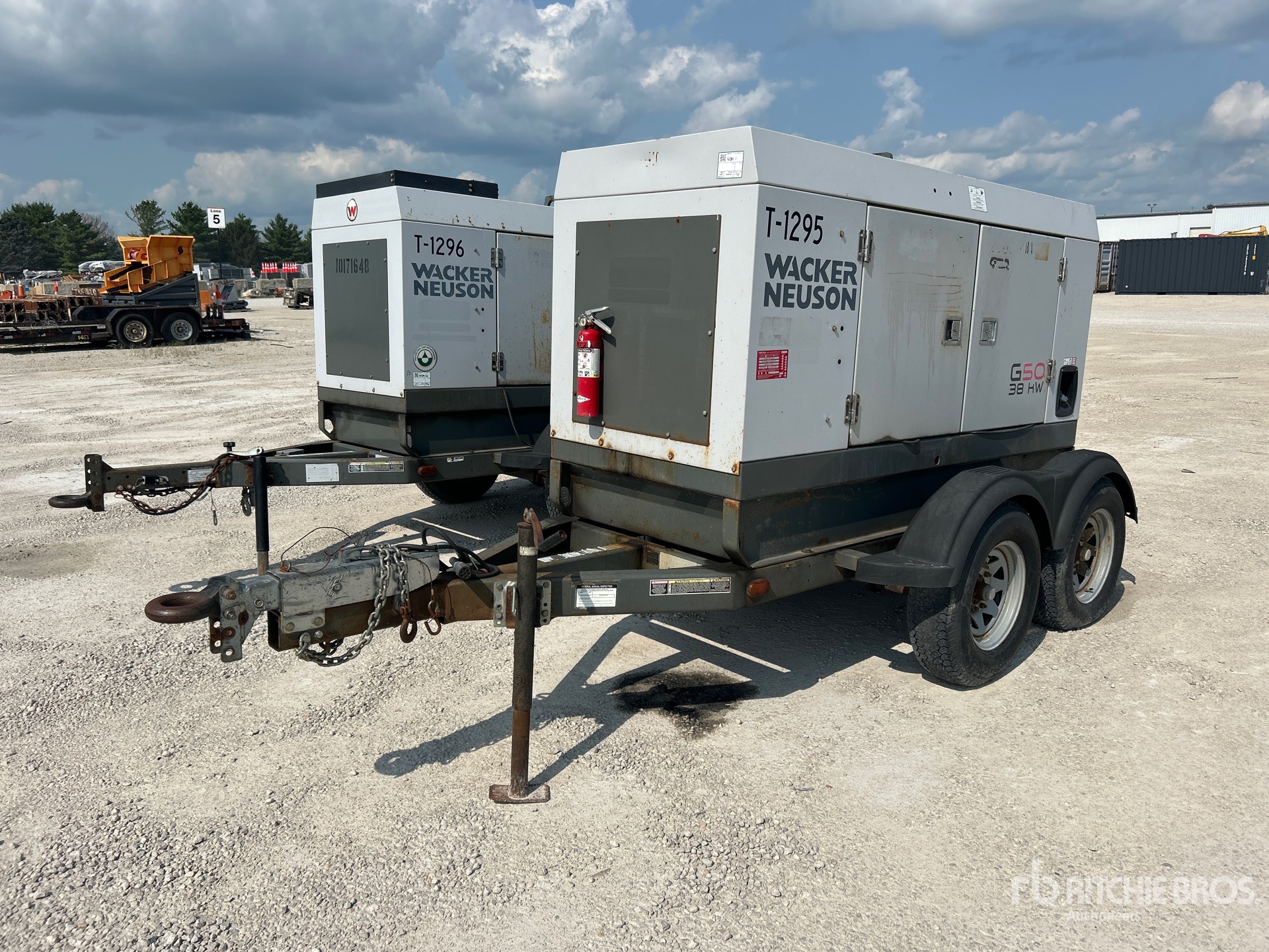 2012 Wacker Neuson G-50 38 kW Mobile Generator Set