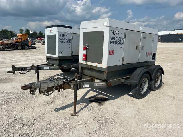 2012 Wacker Neuson G-50 38 kW Mobile Generator Set