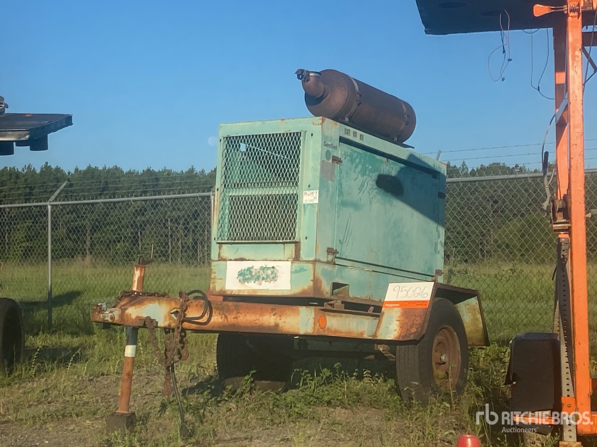 1986 Onan 20 kW Mobile Generator Set (Inoperable)