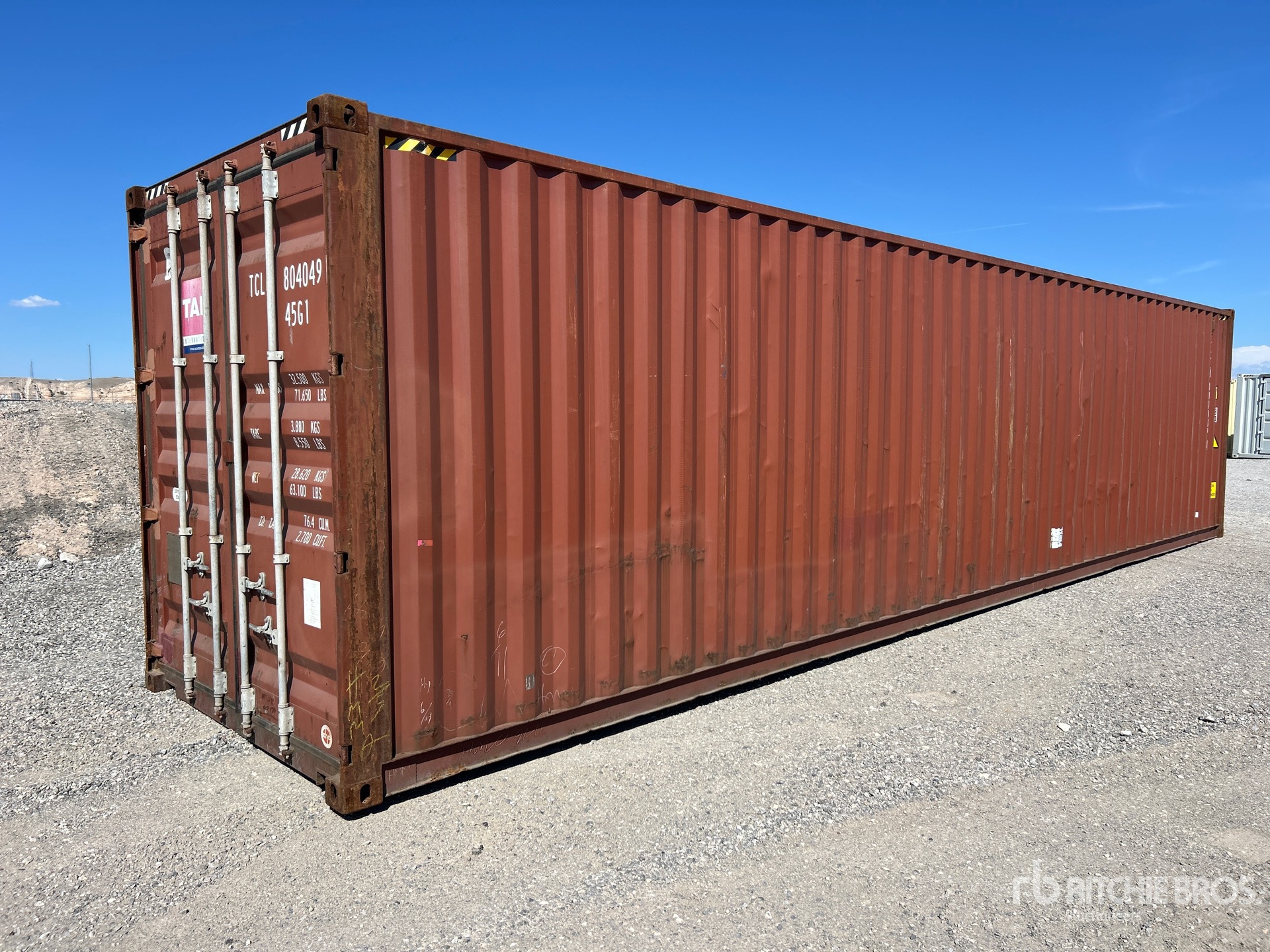 2010 40 ft High Cube Storage Container