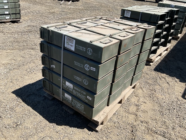 (20) Ammo Cans - For 120mm Cartridges