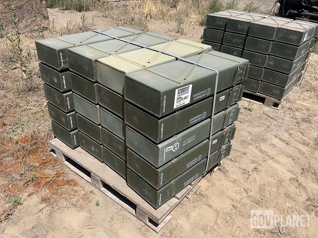 (20) Ammo Cans - For 120mm Cartridges