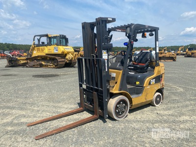 2020 Cat 2C5000 FL 4750 lb Cushion Tire Forklift