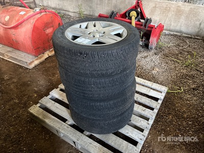 Quantity of (4) 225/55R17 Tires