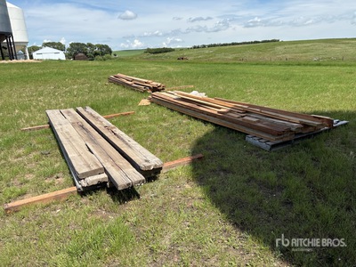 Approximately 50 pcs 16 ft X 6 in X 2 in Lumber